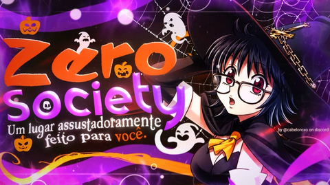 Banner do servidor Zero Society #1 ano!︱・Diversão! ・Sorteios!・Calls!・Jogatinas!