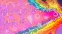𝐟𝐢𝐜𝐭𝐢𝐨𝐧𝐤𝐢𝐧𝐬 𝐮𝐧𝐢𝐭𝐞! -⃝⃤ Discord server banner