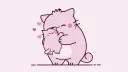Pembe the Pink Cat server banner