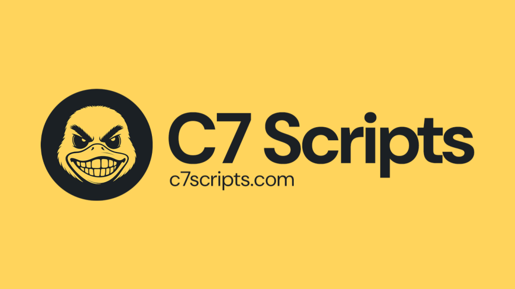 C7 Scripts Official Discord Discord server banner