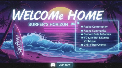 Surfer’s Horizon Discord server banner