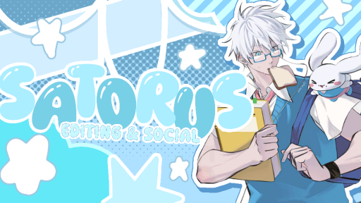 ꣖ 🍙 ִֹ. / satorus ! ♡ 五条悟 guild tag Discord server banner