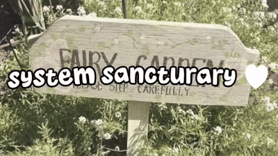 𓏲𝄢 𓈒 system sancturary ! Discord server banner