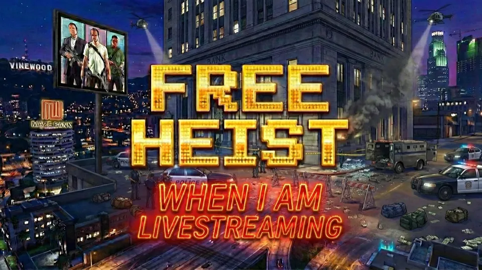 GTA 5 Services(ONE FREE HEIST) Discord server banner