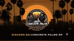 Concrete Palms RP server banner
