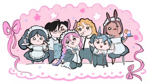 ᶻ 𝗓 𐰁 Clematis Coffeehouse ⊹₊˚ʚ☕੭ Discord server banner