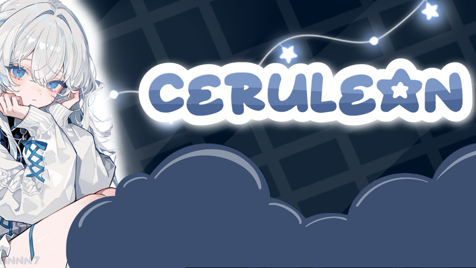 ⏜ ۫ . ⟡ Cerulean Discord server banner