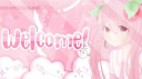 .° ༘🎧⋆🖇₊˚ෆℳ𝓊𝓃𝒸𝒽𝓀𝒾𝓃 𝒞𝒶𝒻ℯ́💗🎀🍰 Discord server banner