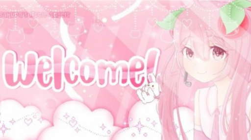 .° ༘🎧⋆🖇₊˚ෆℳ𝓊𝓃𝒸𝒽𝓀𝒾𝓃 𝒞𝒶𝒻ℯ́💗🎀🍰 Discord server banner