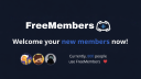 FreeMembers Discord server banner