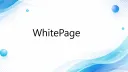 WhitePage server banner