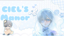 𐔌 🐾 𝐂𝐢𝐞𝐥'𝐬 𝐌𝐚𝐧𝐨𝐫 | • Decors | • Anime | • Chill | ༝ ︵. ݁˖ .♚ Discord server banner
