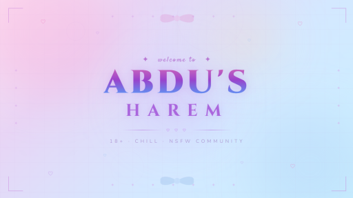abdu's harem Discord server banner