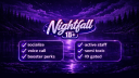 NightFall 18+ Discord server banner