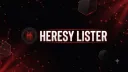 Heresy Lister banner