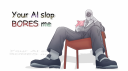 your ai slop bores me Discord server banner