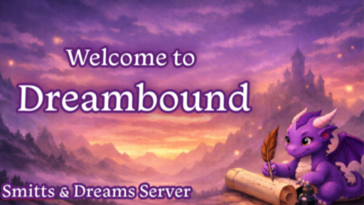 Dreambound's Shelf Discord server banner