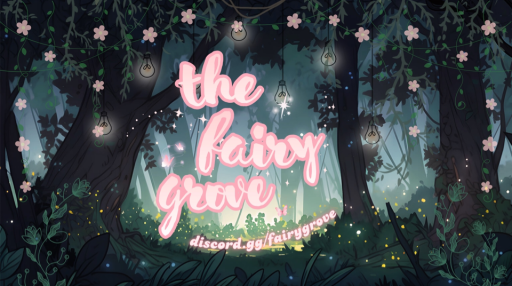 ꒰ 𝓯airy 𝓰rove. 𓂃 ♡ Discord server banner