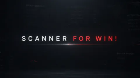 scanner for win! banner