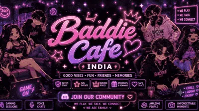🌸Baddie Cafe INDIA🌸 Discord server banner