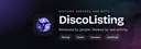 DiscoListing Discord banner