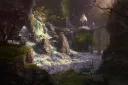 ╭🌿𓂃La Lothlórien˖ ₊ ⊹ banner