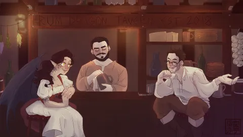 Rum Dragon Tavern banner