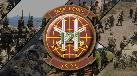 Task Force 121 banner