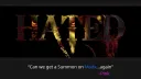 HATED banner