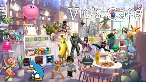 ☕ Vic's Café ✧.* banner