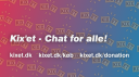 Kix'et - Chat for alle! banner