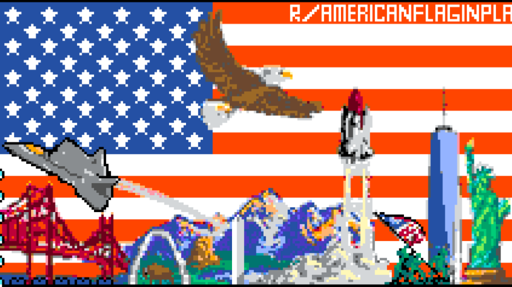 American Flag in Place Discord server banner