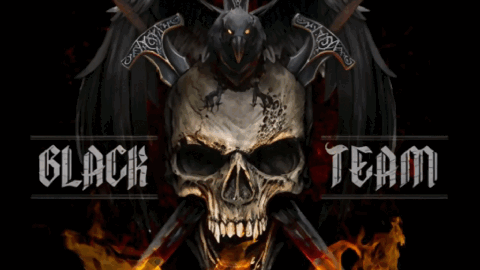 Black Team banner