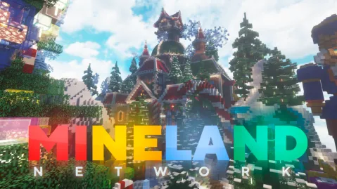 ❖ Mineland Network ┃ Minecraft banner