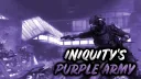 INIQUITY'S PURPLE ARMY banner