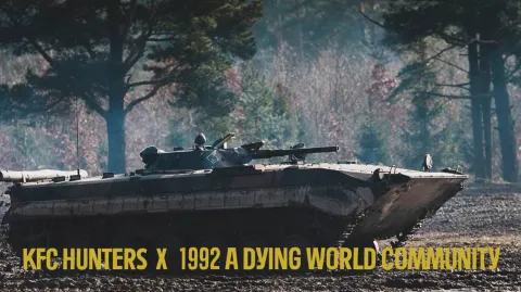 1992 A Dying World Community banner