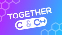 Together C & C++ Discord server banner