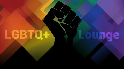 LGBTQ+ Lounge banner