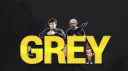 Grey banner