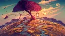 Cozy ray corner banner