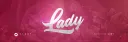 Lady banner