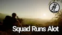 Squad Runs Alot banner