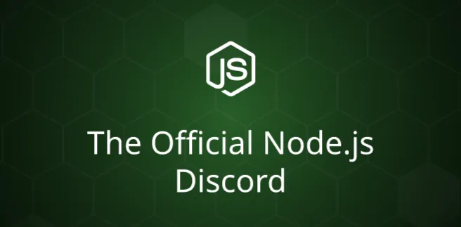 Node.js Discord listing banner