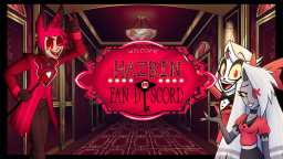 Hazbin Hotel Fancord server banner