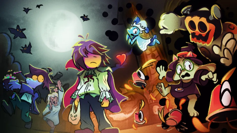 Deltarune: scary month or something idk Discord listing banner