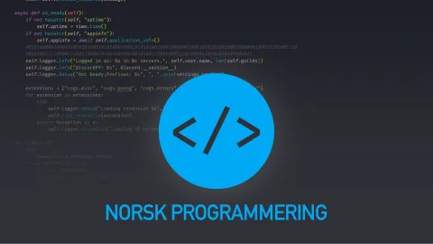 Norsk programmering banner
