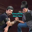 Everybody Here Sux banner