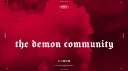 The Demon Community banner