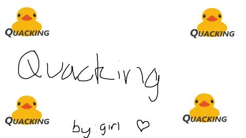 Quacking banner