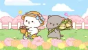 ★彡 Peach Cat Discord server banner
